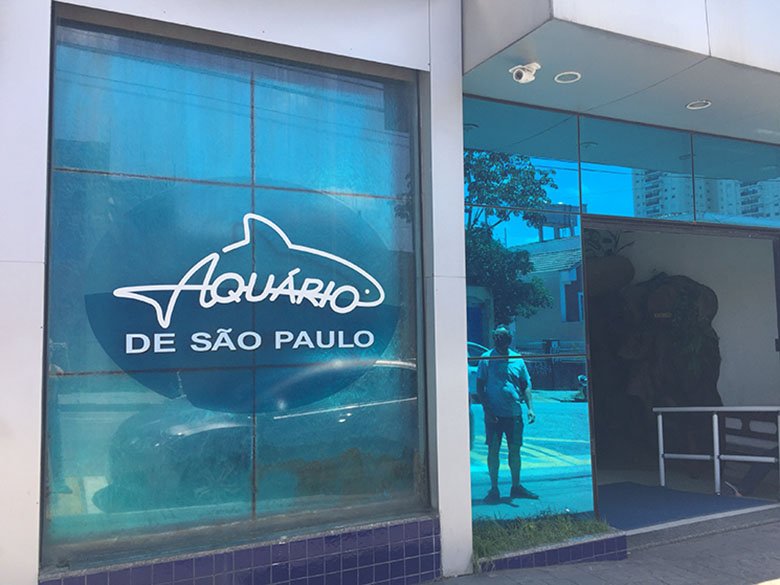 Fachada do Aquário de São Paulo
