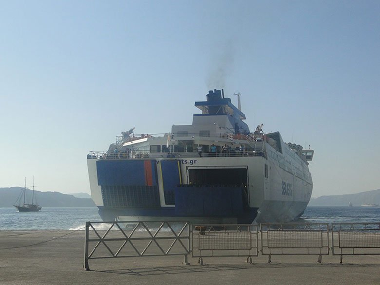 Ferry boat na Grécia