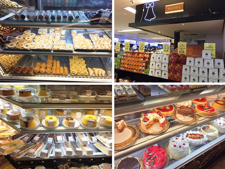 Vitrines da Padaria Bella Paulista em São Paulo