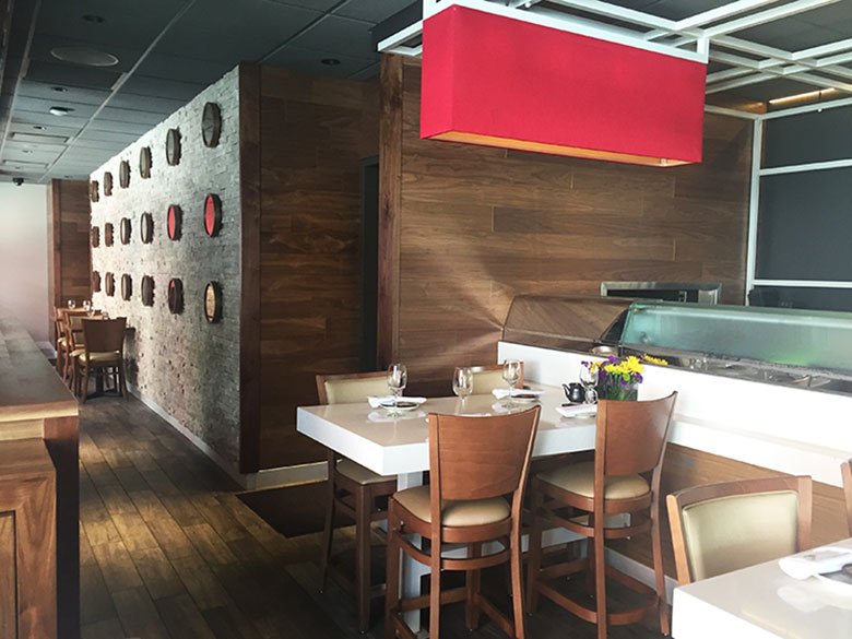 Ambiente do Haru Sushi no Chelsea