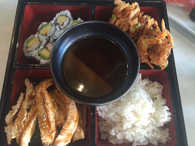 Bento Boxes Salmon Teriyaki