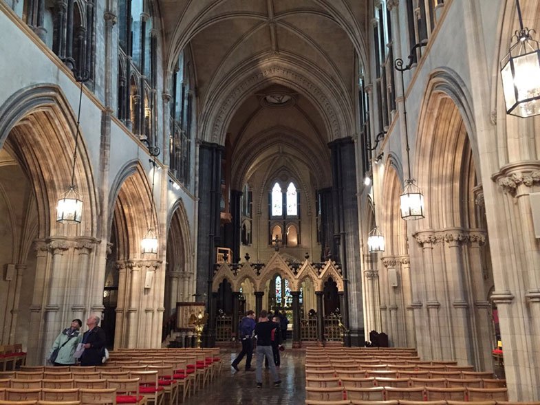 Interior da Catedral de Dublin