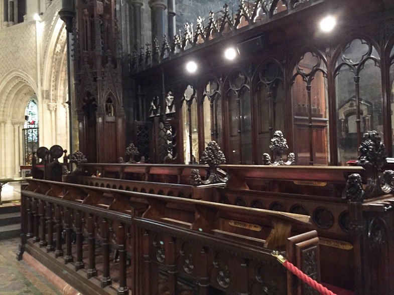Interior da Catedral de Dublin