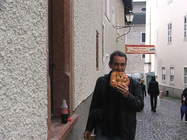 Pretzel em Salzburg