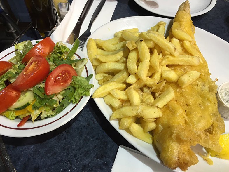 Fishs and chips em Londres