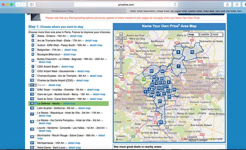 Leilão no Priceline