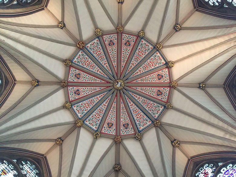 Teto da Cada do Cabido da Catedral de York