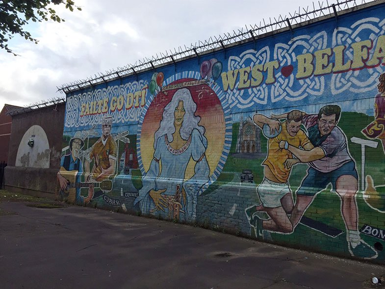 Peace Wall em Belfast