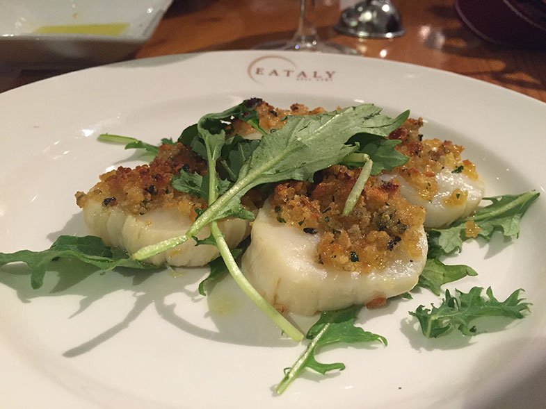 Capesante no Eataly New York