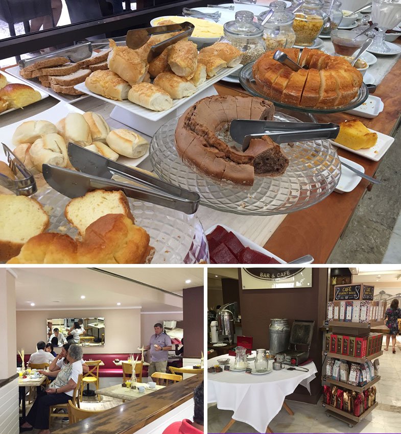 Café da manhã do La Residence Paulista