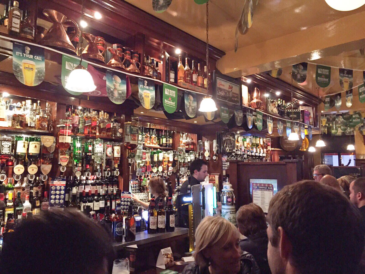 The Temple Bar em Dublin