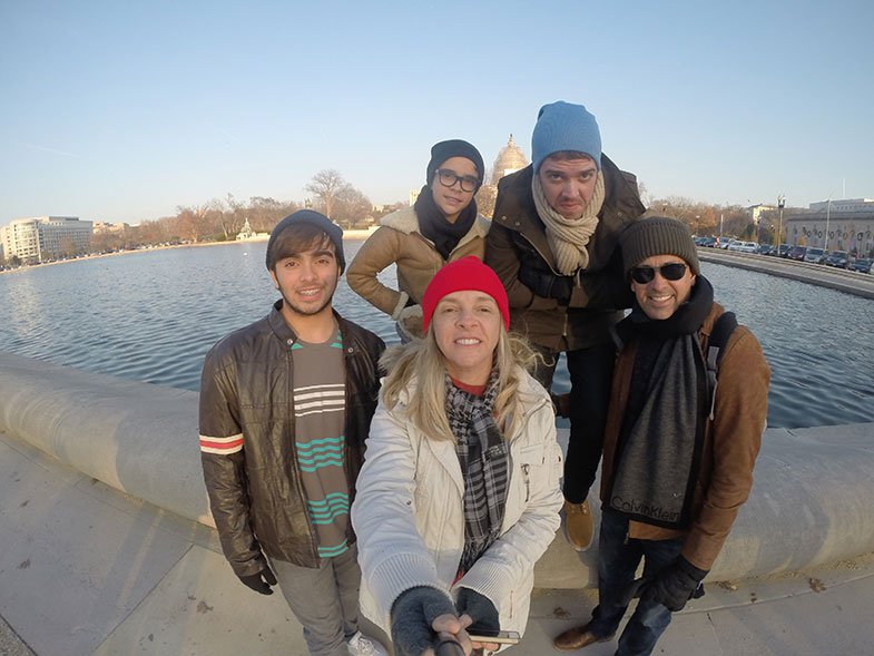 Washington em família