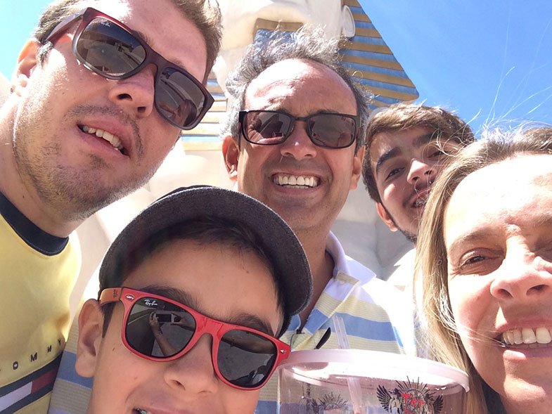 Las Vegas com os filhos