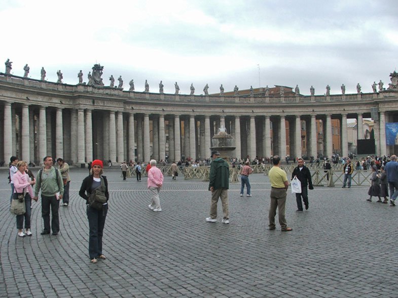 Praça de São Pedro em Roma