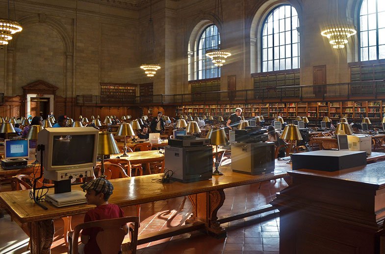 Sala de leitura 