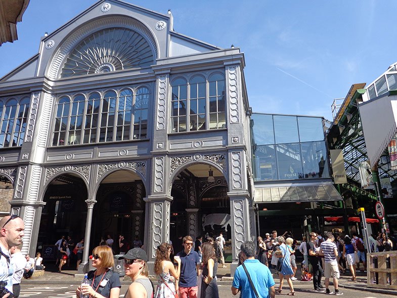Fachada do Borough Market em Londres