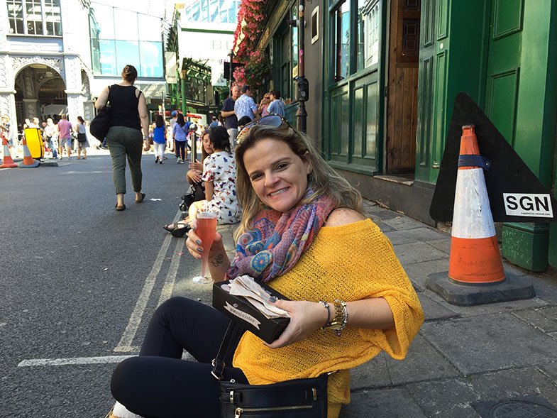 Rua nos arredores do Borough Market