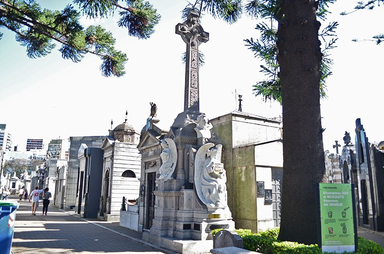 Cemitério da Recoleta em Buenos Aires