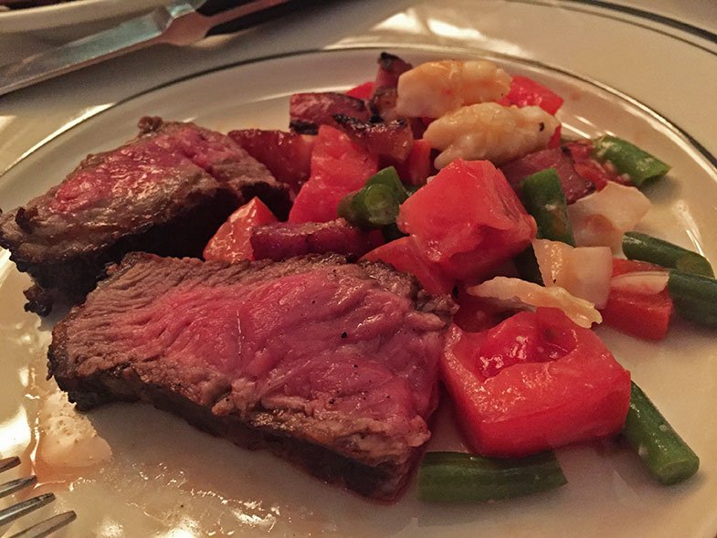 Prime NY Sirloin Steak no Wolfgang's Steakhouse