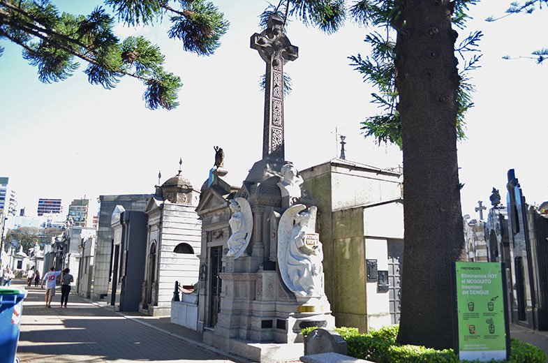 Cemitério da Recoleta em Buenos Aires