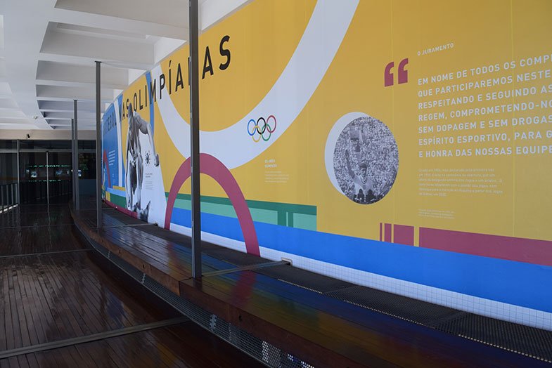 Interior do Museu do Futebol