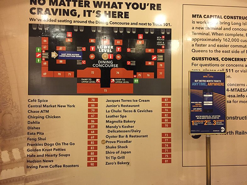 Praça de alimentação da Grand Central Station