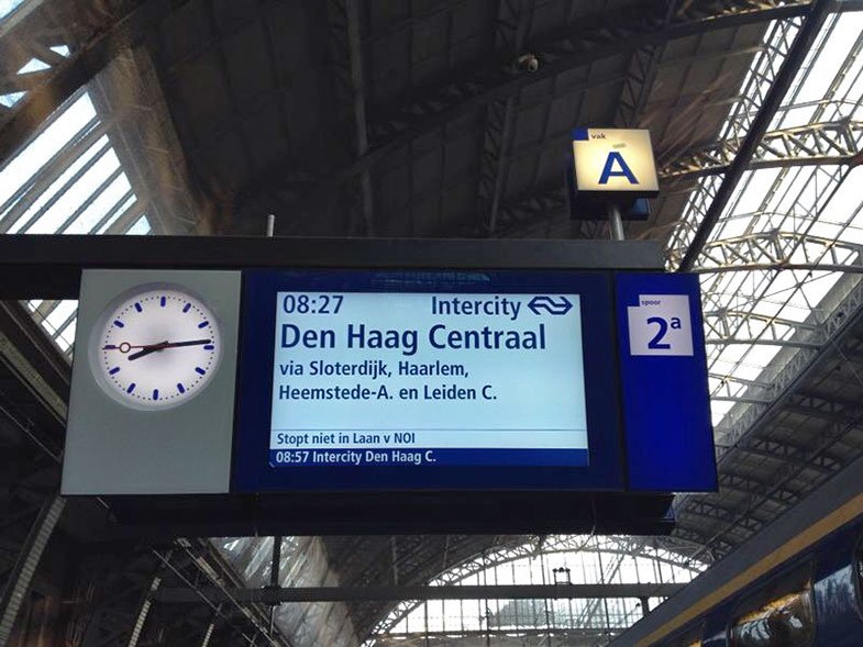 Estação central de trem de Amsterdam