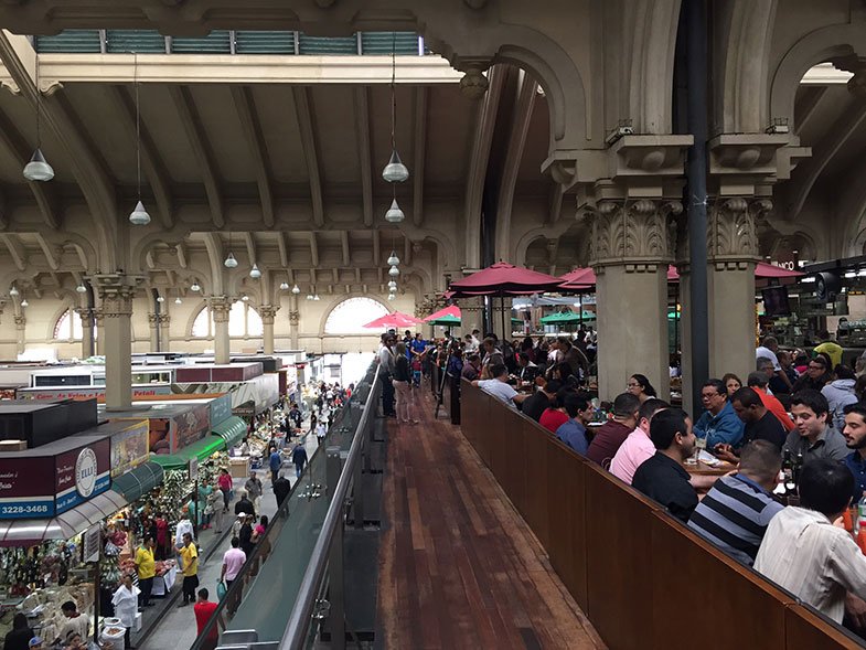 Primeiro andar do Mercadão de São Paulo