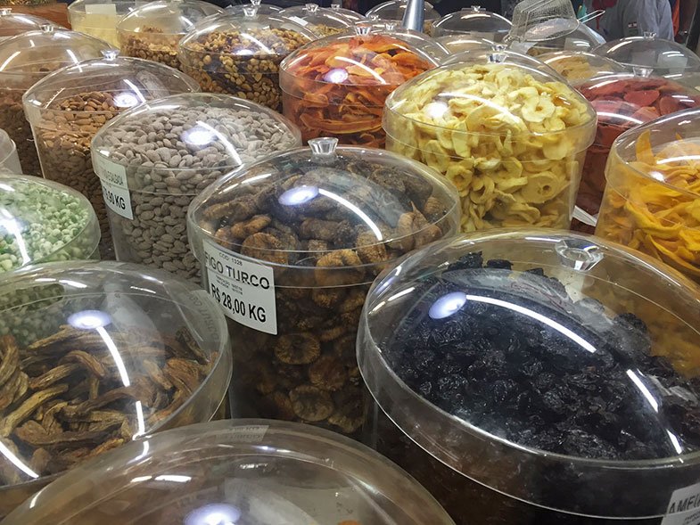 Secos e cristalizados do Empório Árabe no Mercadão