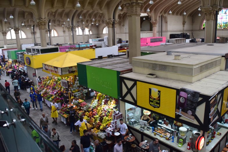 Corredores do Mercadão de São Paulo