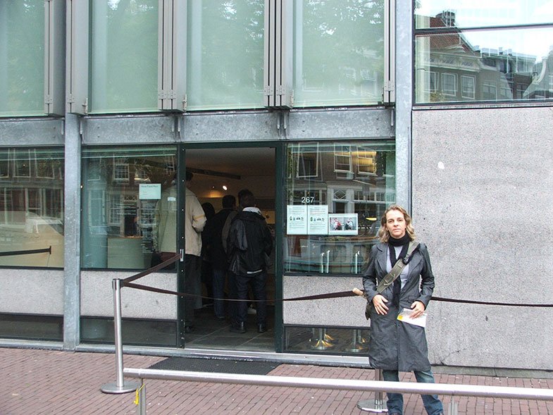 Fachada do Museu de Anne Frank em Amsterdam