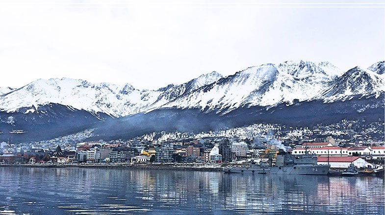 Ushuaia vista de longe