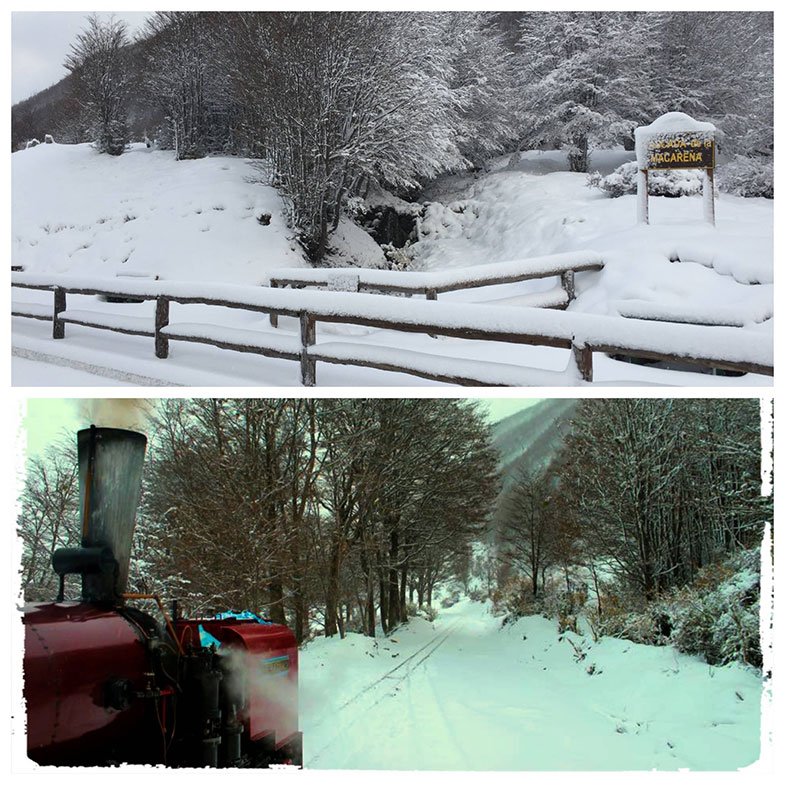 Neve em Ushuaia