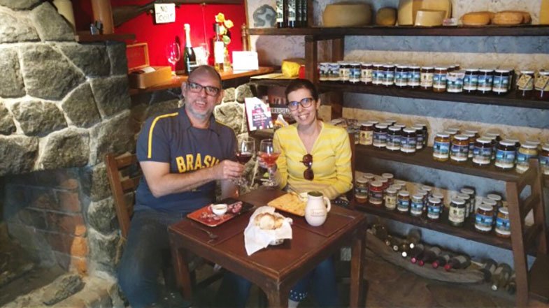 Interior do Buen Suspiro em Colonia del Sacramento