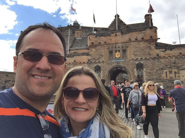 Entrada do Castelo de Edimburgo