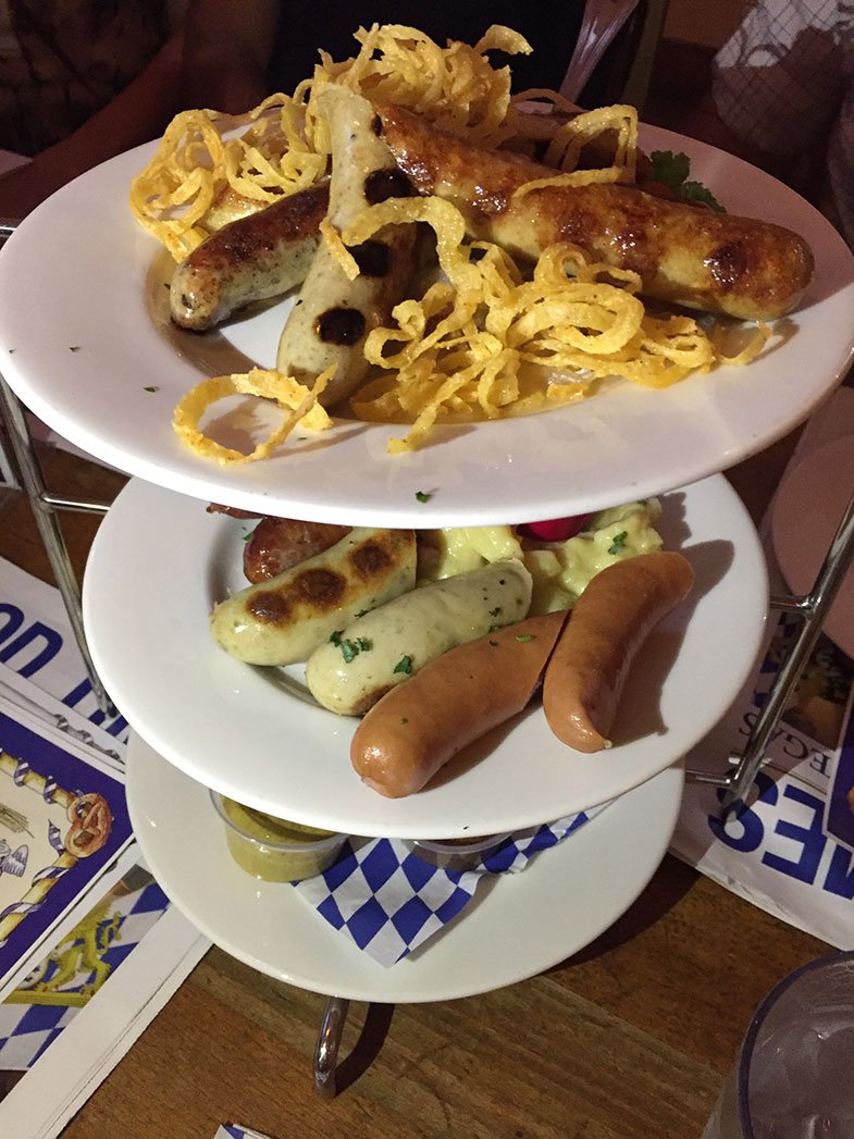 Prato no Hofbräuhaus em Las Vegas