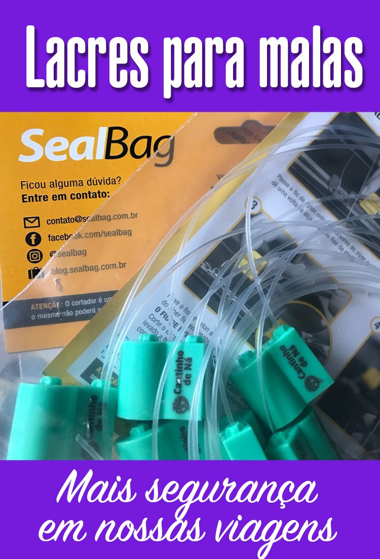 Como usar os lacres para malas Sealbag