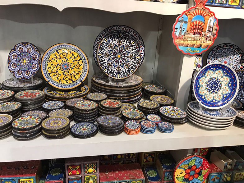 Loja de souvenirs em Córdoba