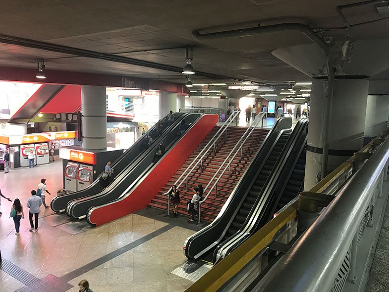 Estação de Atocha em Madrid