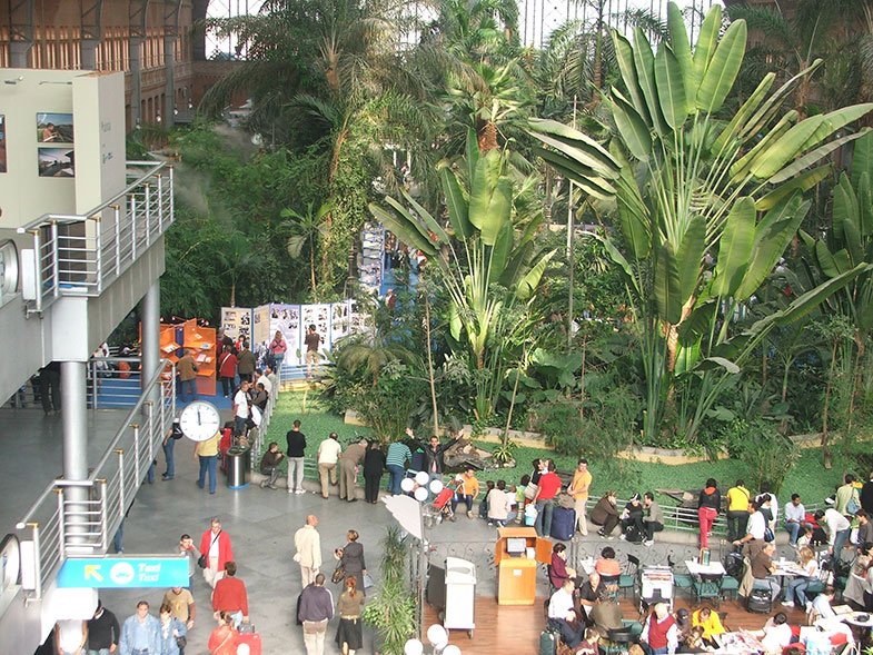Estação de Atocha em Madrid