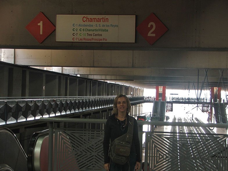 Estação Chamartín em Madrid