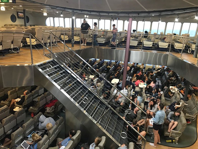 Como é viajar de ferry na Grécia