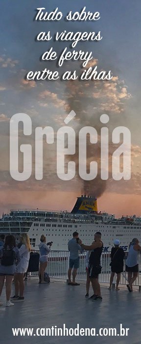 Como é viajar de ferry na Grécia