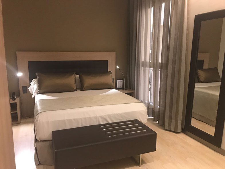 Qaurto do Catalonia Atocha hotel em Madrid