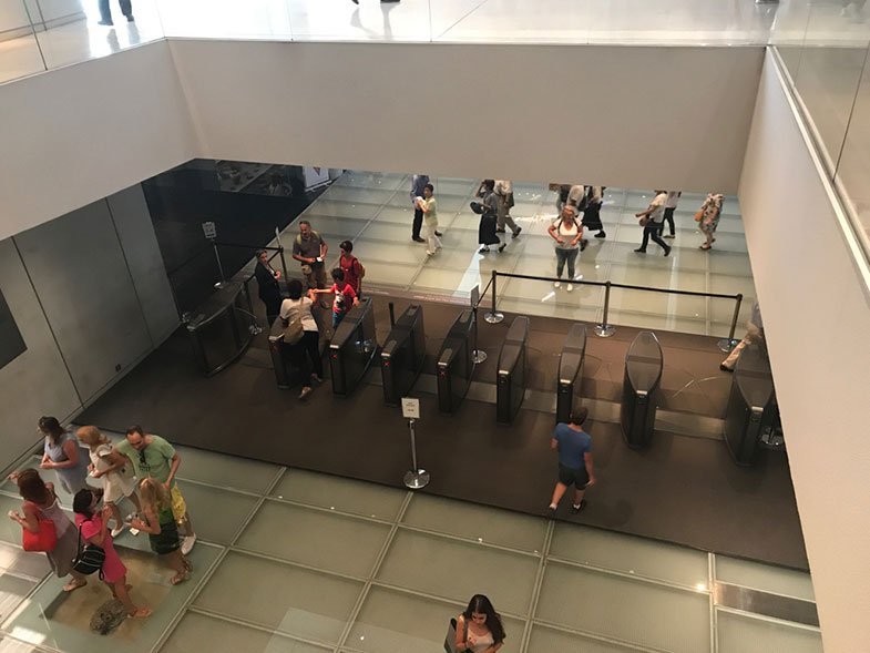 Segundo pavimento do Museu da Acrópole de Atenas