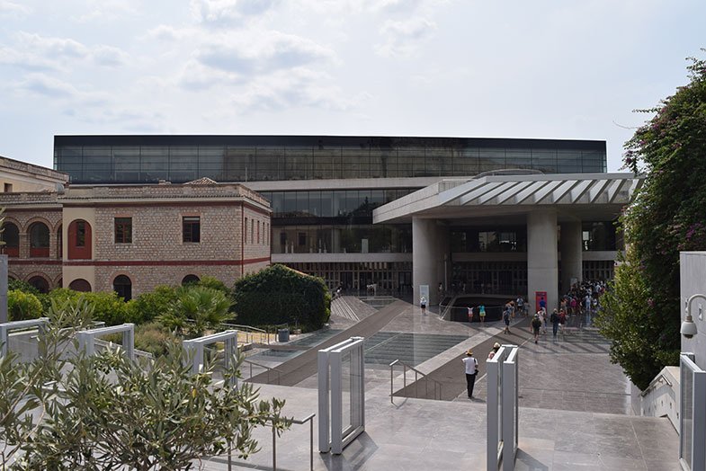 Fachada do Museu da Acrópole de Atenas