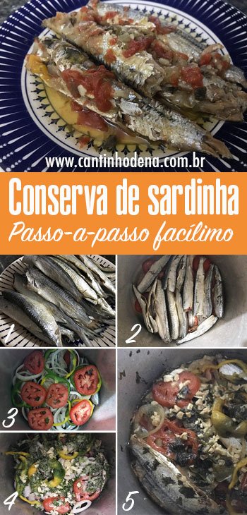 Passo-a-passo para fazer conserva de sardinha