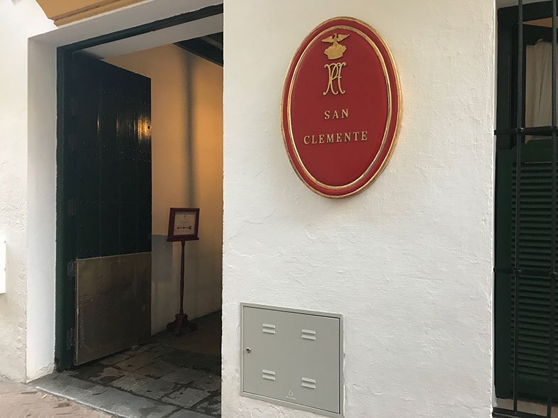 Entrada de nosso hotel