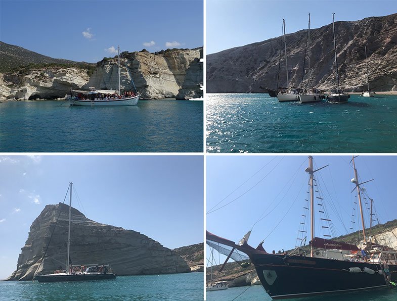 Outros barcos de passeio para Kleftiko