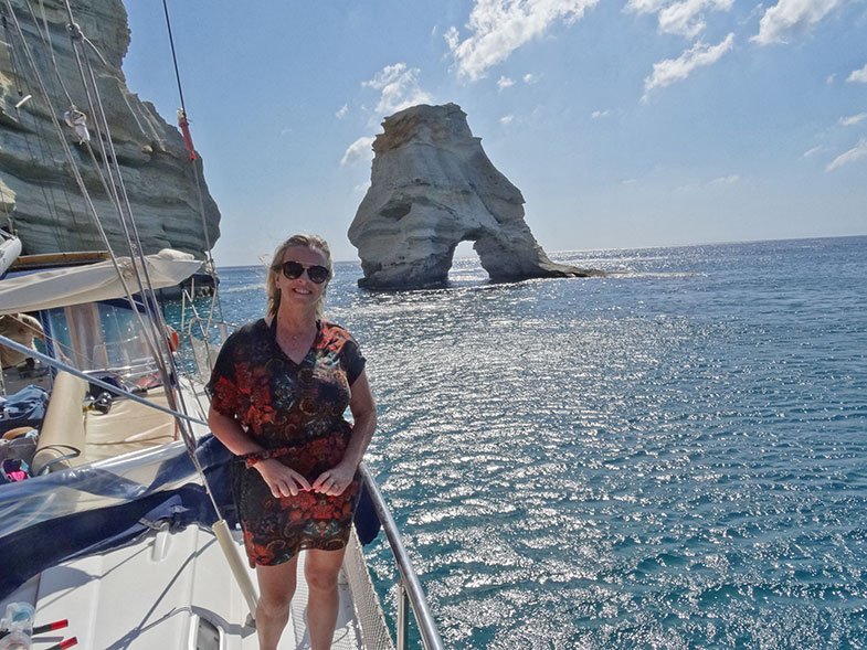 Kleftiko na ilha de Milos